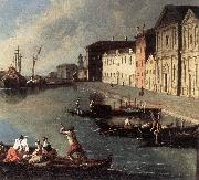 RICHTER, Johan View of the Giudecca Canal (detail) USA oil painting artist